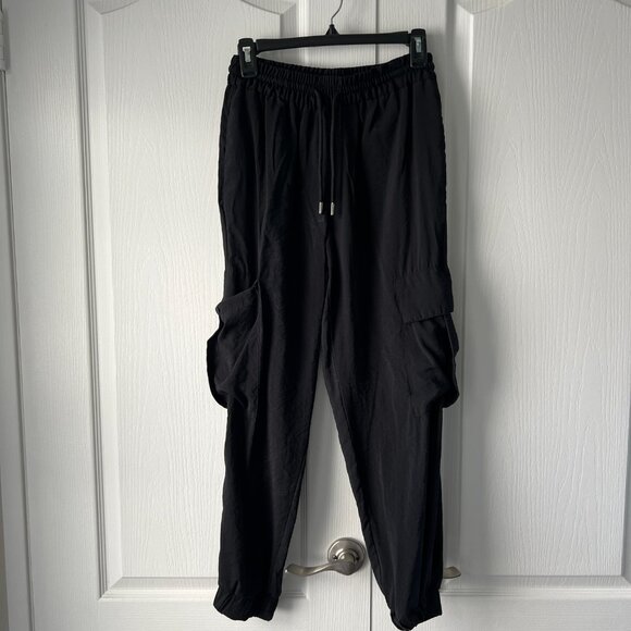 ZARA ELASTIC WAIST CARGO PANTS - Picture 2 of 2